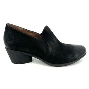 *Dansko Robin Black Burnished Leather Heeled Comfort‎ Shoes US 9.5 EU 40
